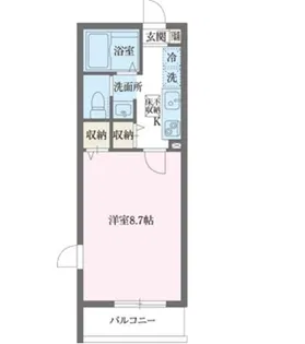 エルスタンザ赤羽【2階】の間取り