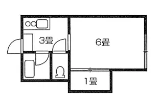 サンシャインみなみ【1階】の間取り