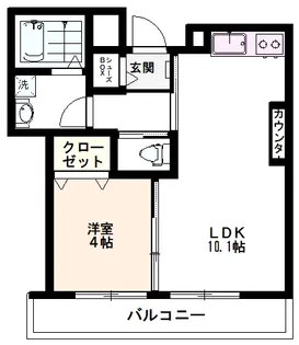 アーネスト和光【3階】の間取り