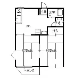 ヴィラ芙蓉C【2階】の間取り