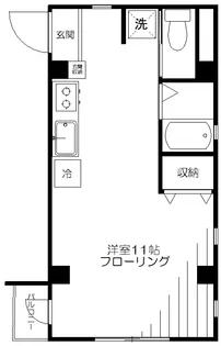 グレース西麻布【3階】の間取り