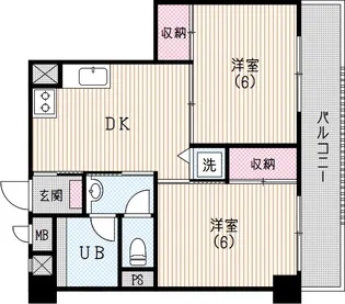 音羽ダイコクビル【4階】の間取り