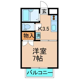 サマックスファミーユ【2階】の間取り