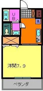 マンション昴【3階】の間取り