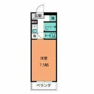 パールマンション社台【2階】の間取り