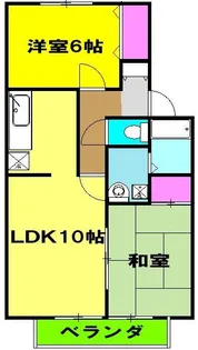 パルティール’95【1階】の間取り