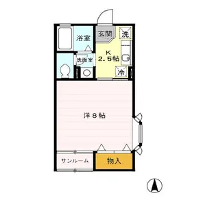 メゾン・ド・フレール【2階】の間取り