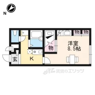 レオパレスふくみつ【1階】の間取り