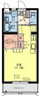 キートス グランデ 天神【1階】の間取り