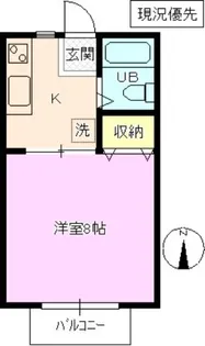 サンシティ箱清水【2階】の間取り