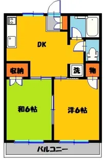 ラヴィーヌ【2階】の間取り