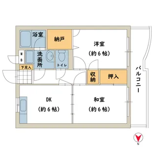 リーベさつま【3階】の間取り