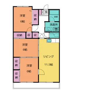 ハーネスI【2階】の間取り