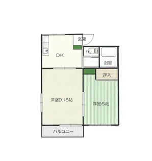 堀金2丁目『ブルーフラッツ』【2階】の間取り