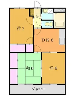 アベニールB【1階】の間取り