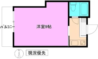 第1コーポシモダ【2階】の間取り