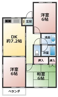 サニイハイツ【2階】の間取り