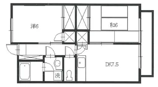 神奈川県川崎市多摩区生田6【アパート】の間取り