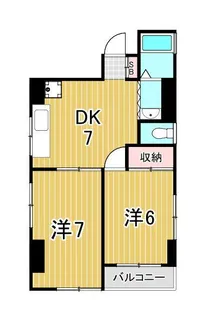 野村ビル【5階】の間取り