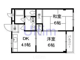 レジデンス京橋【3階】の間取り