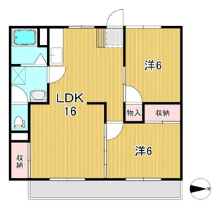 黒沢マンション【3階】の間取り