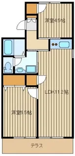 東京都練馬区東大泉6【アパート】の間取り