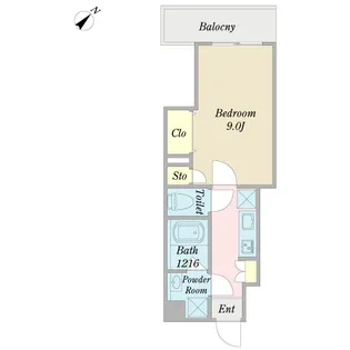 Ciel・Bright【3階】の間取り