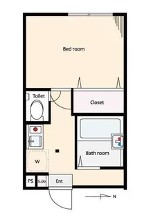 さくらハイツ【1階】の間取り