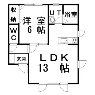 スマイル―プ【1階】の間取り