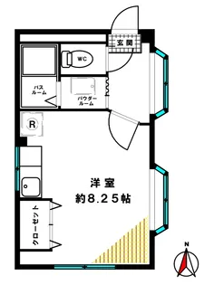 菅谷コーポ【3階】の間取り
