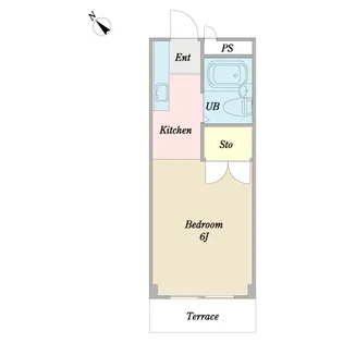 コーポTK【1階】の間取り