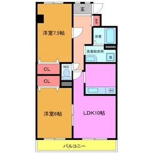 シャングリア丸太【2階】の間取り