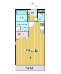 グランビューII【1階】の間取り