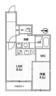 東京都杉並区和田1【マンション】の間取り