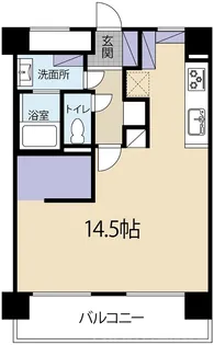 ダイアパレス薬院【7階】の間取り