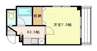 木野本ビル【2階】の間取り
