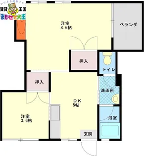 CUBE【1階】の間取り