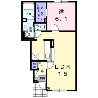グランレーヴ【1階】の間取り