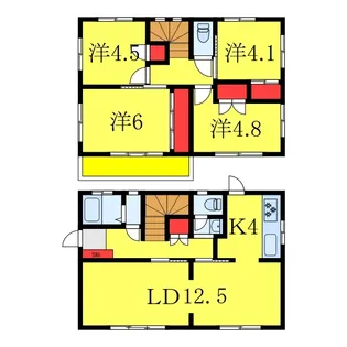 埼玉県さいたま市緑区大字中尾【一戸建】の間取り