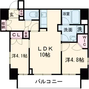 LiveCasa高円寺【2階】の間取り