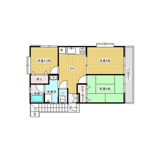 神奈川県秦野市堀西【アパート】の間取り