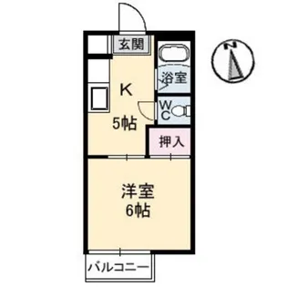 シティーM【1階】の間取り
