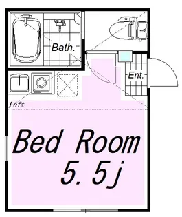 ユナイト星川フレンチクルーラー【2階】の間取り