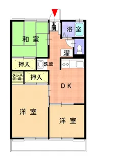 グリーンフラット【2階】の間取り