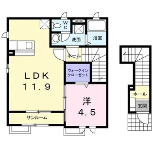 マロン【2階】の間取り