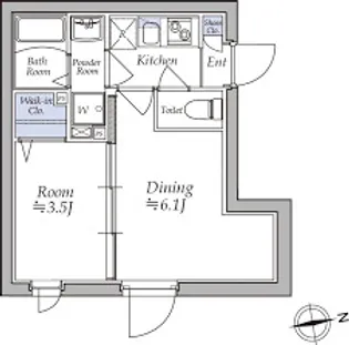 東京都文京区湯島3【マンション】の間取り