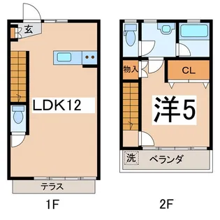 テラスハウストミーズの間取り