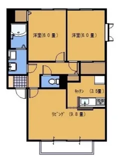 グランバンブー N【2階】の間取り
