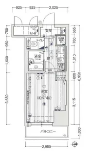 ロイヤルヒル神戸三ノ宮【3階】の間取り