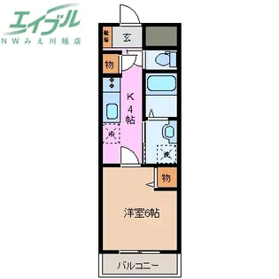 RISE【2階】の間取り